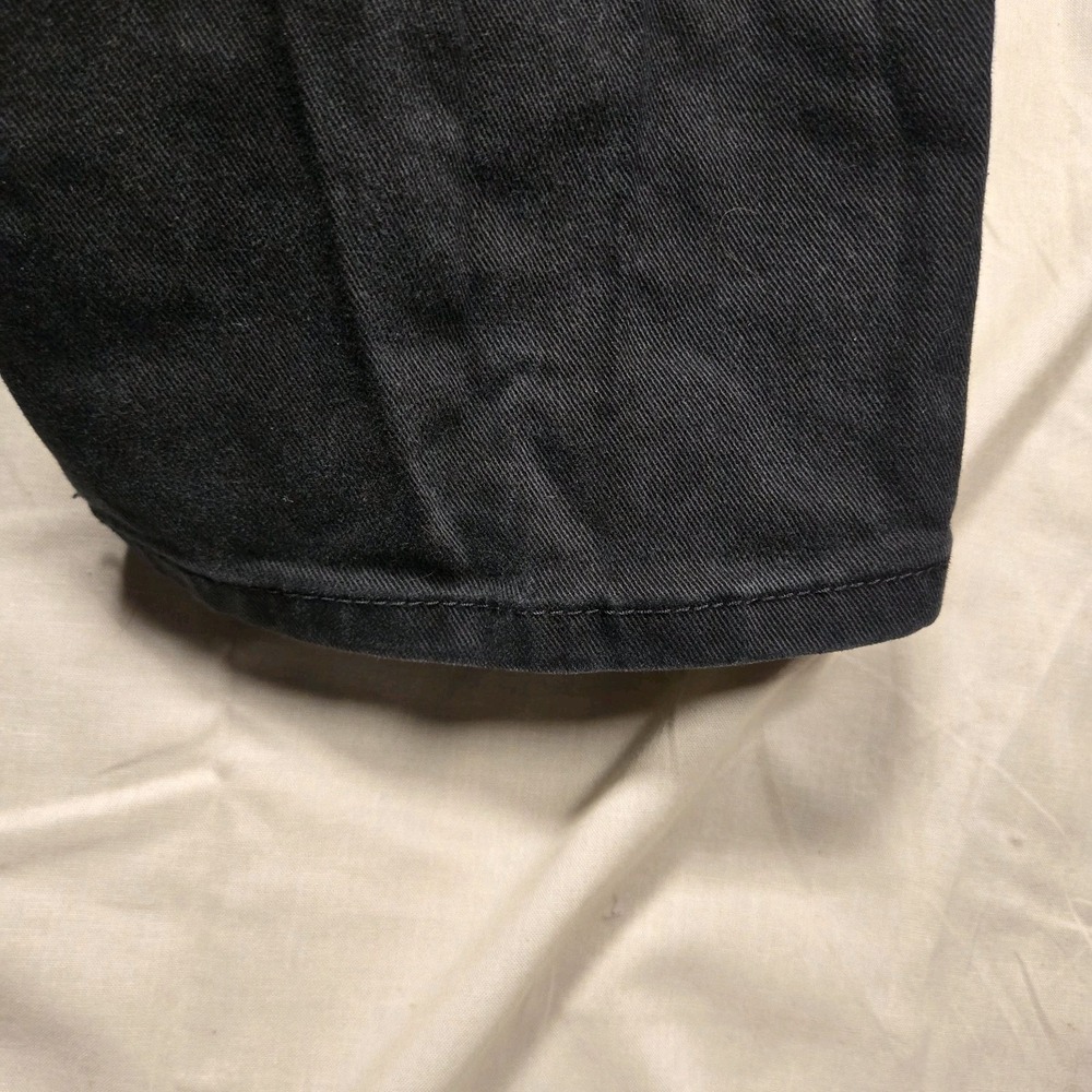 Levis 513 Jeans Mens 36x29 Black Dark Wash Slim Straight Stretch Denim Pants - Picture 12 of 15